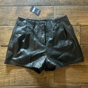 Lucky in Leather? NWT Genuine Leather Lucky brand Hot Short